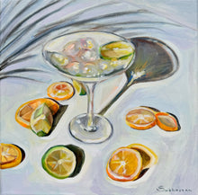 Load image into Gallery viewer, Still Life with Martini Cocktail and Lemons
