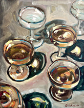 Load image into Gallery viewer, Still Life with White Wine Glasses
