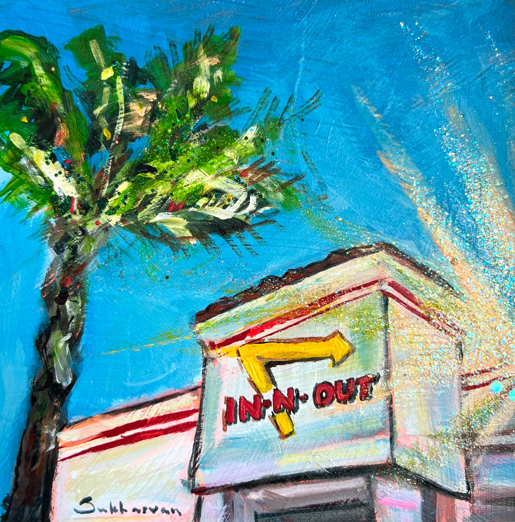 Los Angeles Scenery. In-N-Out Burger