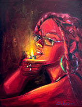 Load image into Gallery viewer, Young Woman with the Lighter
