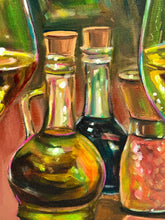 Load image into Gallery viewer, Still Life with White Wine and Olive Oil

