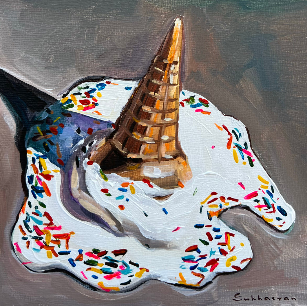 Still Life with Melted Icecream