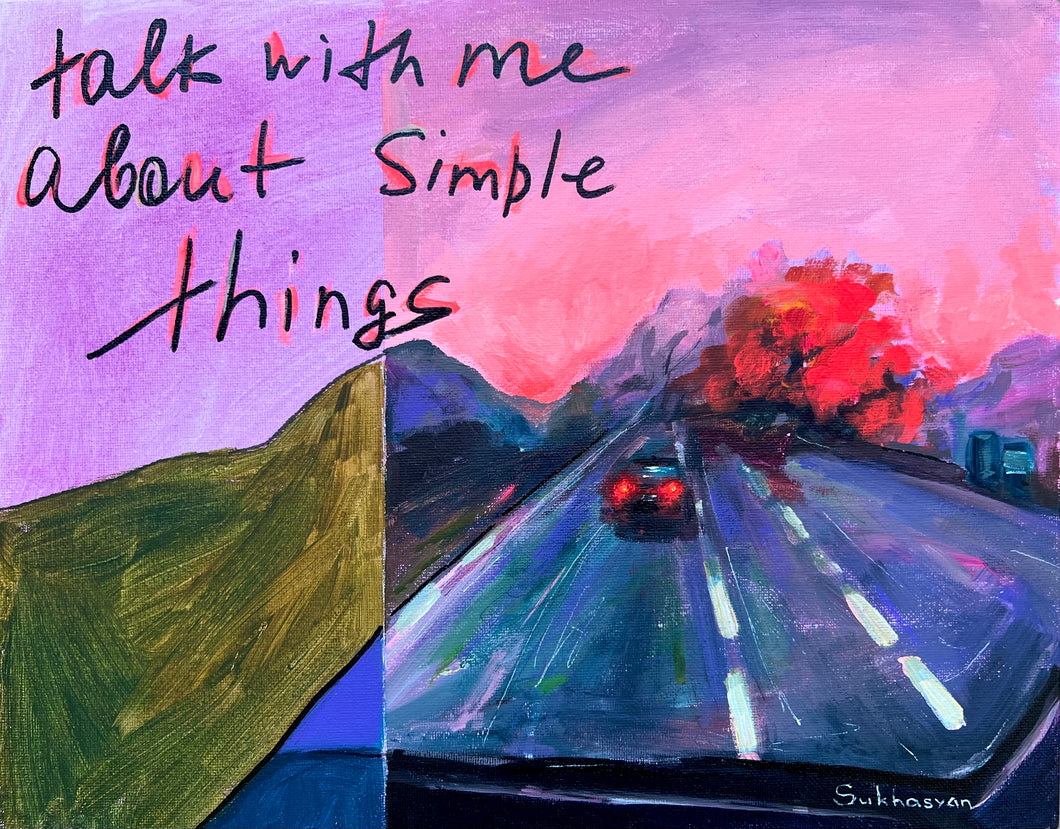 Talk with me about simple things