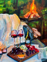Load image into Gallery viewer, Cozy Evening by the Fire
