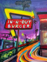 Load image into Gallery viewer, Los Angeles Cityscape. In-n-Out burger.
