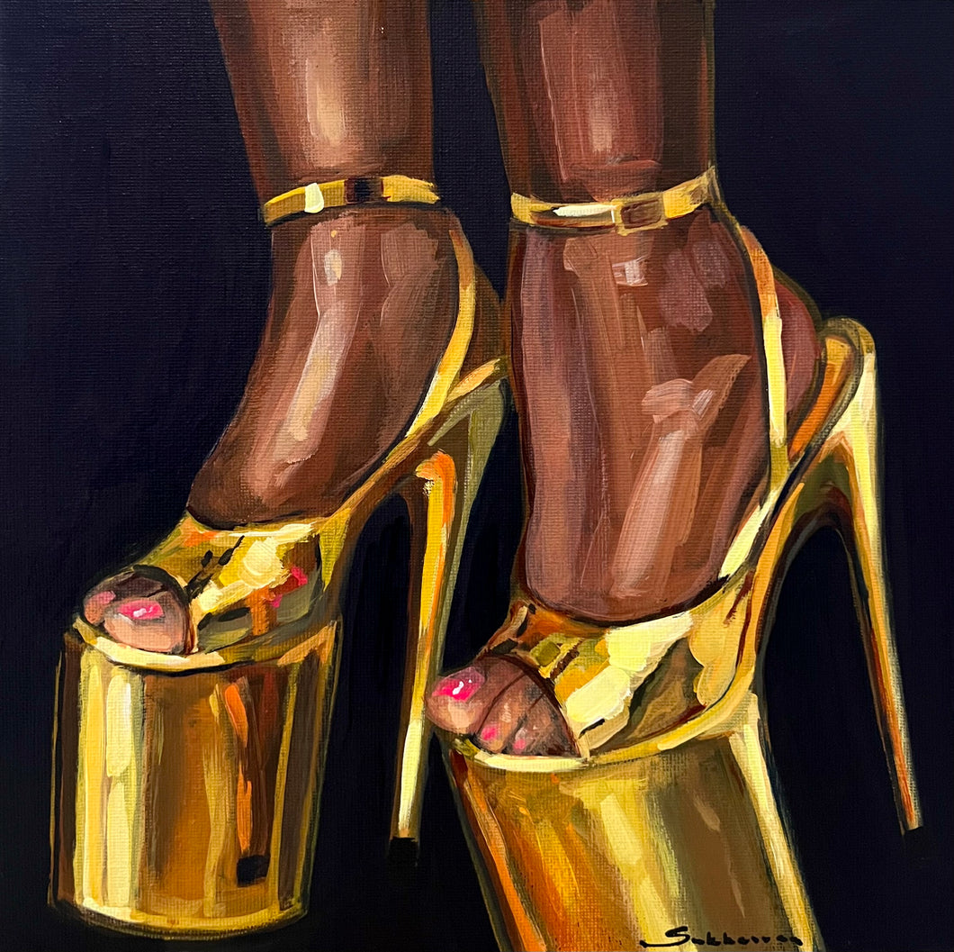 Still life with the Golden Heels