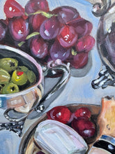 Load image into Gallery viewer, Still Life with Grapes and Silverware
