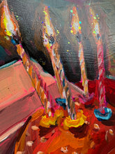 Load image into Gallery viewer, Still Life with Burger and Candles
