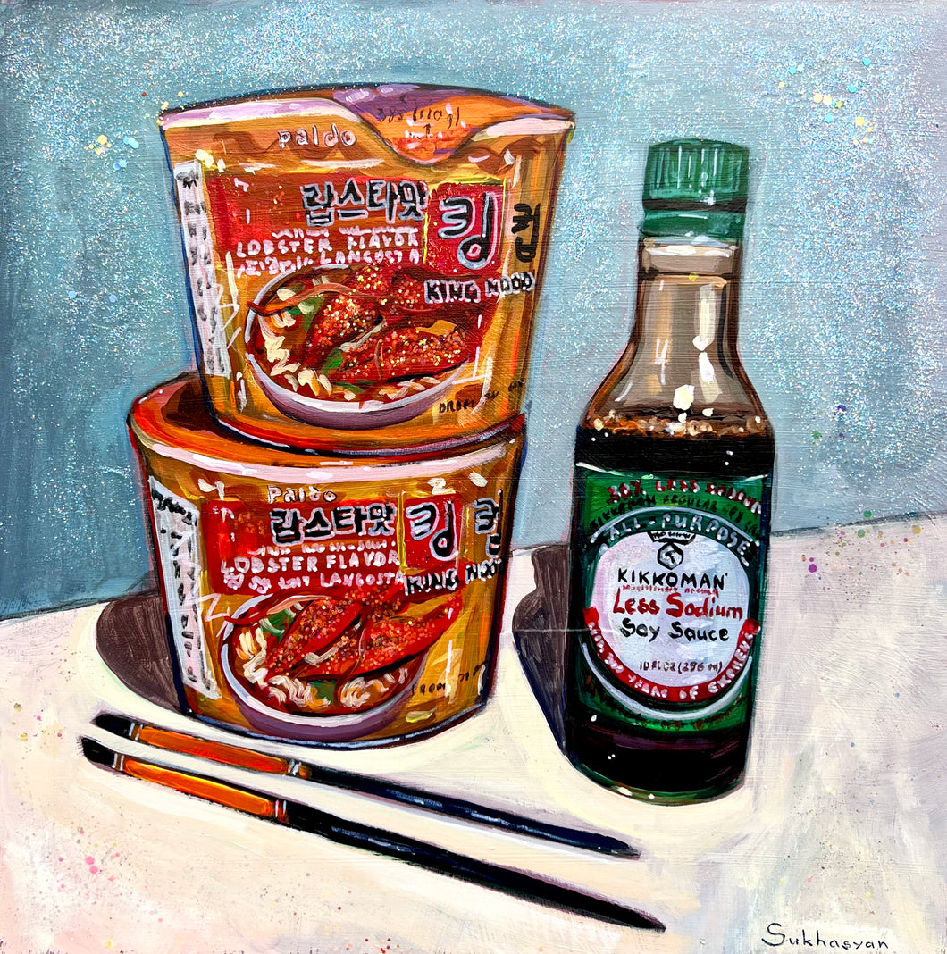 Still life with Ramen and Soy Sauce