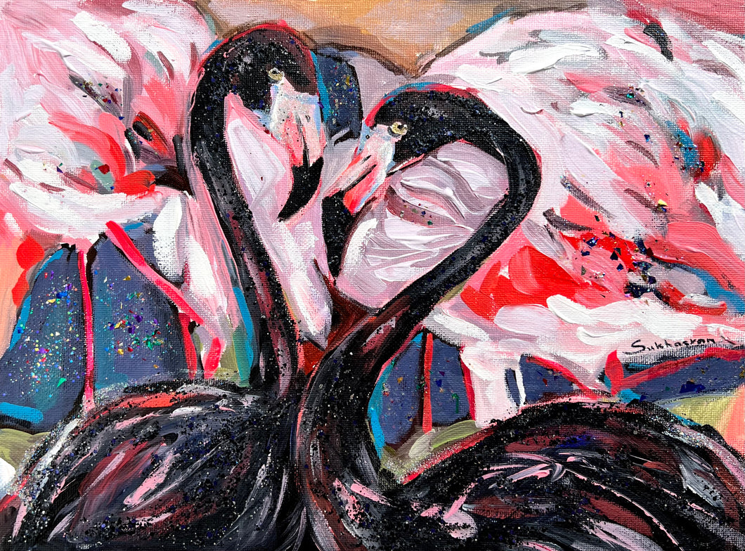 Black Flamingos