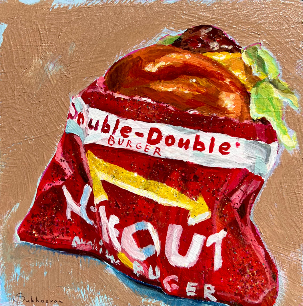 Still Life with Double In-N-Out Burger